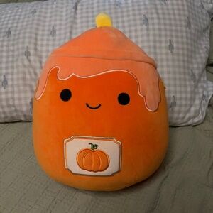 Misha the Pumpkin Candle Squishmallow 7.5"